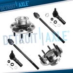 Front Wheel Hub Bearings + Inner Outer Tie Rods For Dodge Ram 1500 2500 3500 Rwd. Fixed Price $172.86.