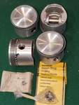 Piston Set For 1098CC +.040 Over Austin Healey Sprite Mg Midget Morris Mini Nos. Fixed Price $239.00.