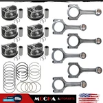 3.6L Std Pistons Ring Connecting Rod Kit For 08-15 Chevrolet Traverse Buick Gmc. Fixed Price $259.99.
