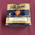 1937-39 Packard Piston Ring Set 324824 Nos. Fixed Price $49.99.