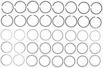 Engine Piston Ring Set Mahle 50141CP. Fixed Price $99.60.