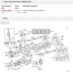 13201-0L041 Connecting Rod Set Of , Fits Toyota 1KDFTV. Fixed Price $600.00.