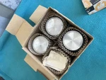Ae Auto Parts, Nos, 4 Pistons, 18802 Plus .030, For Morris. Fixed Price $99.00.