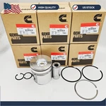 6X Standard Piston Set W/rings Std 3902421 For 94-98 Dodge Cummins 5.9L 6BT 12V. Fixed Price $309.69.
