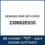 2016-2024 Kia Forte Bearing Pair Set-c/rod Oem New 230602E035. Fixed Price $76.54.