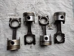 1982 Fiat 124 Spider 2000 Flat Top Pistons Set Of Trw 84MM W/connecting Rods. Fixed Price $225.00.