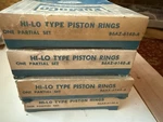 56 57 Ford Thunderbird 312 Y-block Hi-lo Piston Rings Set B6AZ-6148 Nos. Fixed Price $37.99.
