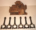 1939-1940 Studebaker Champion Re-babbited Connecting Rods 54HH/54JJ. Fixed Price $149.99.