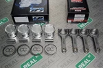 Cp Pistons Manley Rods Evo 1-9 Dsm 2G 4G63T 7 Bolt 85.5MM 8.5:1 9.0:1. Fixed Price $1302.06.