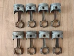 Pistons With Connecting Rods Set Of Chevrolet Gmc 350 5.7L V8 1967-1995 Ks Gmk. Fixed Price $239.00.