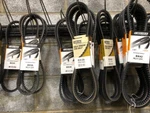 Carlisle/timken V-belts And Cog (assorted Sizes). Fixed Price $38.00.