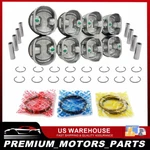 Pistons & Rings Set For 1999-2007 Chevrolet Gm Cadillac 5.3L LS2 LS3 LS6. Fixed Price $189.55.