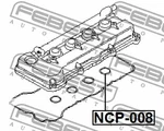 Febest NCP-008 Seal Ring Spark Plug Tube For Nissan X-trail 2002-2015. Fixed Price $38.99.