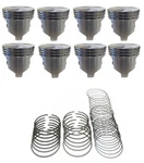 PISTONS/8 4-BARREL Flat Top+rings For 1967-1969 Amc Rambler Amx 343+1970 360 Std. Fixed Price $526.73.
