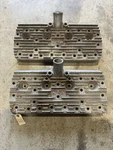 Sharp 1938-1948 Ford Mercury Flathead Finned Aluminum Cylinder Heads Hot Rod. Fixed Price $1250.00.