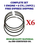 6CYL Piston Rings Set 102MM Std For Iveco 4RT 08-174600-10 6128CC TD10425. Fixed Price $196.65.