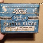 Ford Nos Piston Ring Set IGAS-6149-G .040 Cylinder I6 Metal Tin. Fixed Price $49.00.