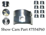 409 Chevy Ross Forged 4" Stroker Pistons +.060 4.372 Use With 6.135 Rods. Fixed Price $1100.00.
