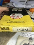 Nos Hastings Piston Rings Set 2C 6864 Std. New Original Vintage Box. Fixed Price $42.00.