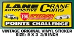 Lane Automotive I-96 Speedway Vintage Original Vinyl Decal Sticker Racing. Fixed Price $10.15.