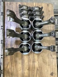Set Of 6 Volvo VED12 Engine Piston Connecting Rod Assembly 20412200 Oem. Fixed Price $525.00.