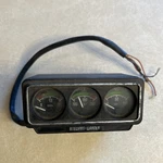 Very Rare Stewart Warner Red Greenline Gauge Trio Water Temp Oil Amps True 70'S. Fixed Price $400.00.