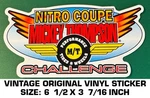 Mickey Thompson Nitro Coupe Challenge - Vintage Original Vinyl Decal Sticker. Fixed Price $9.39.