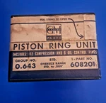 Vintage Chevrolet Piston Ring Unit Set Gm# 608201 Nos Genuine Parts. Fixed Price $49.97.