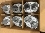 Badger Pistons P737 .030 Oversize Ford 290 V8 Nos Set Of 6. Fixed Price $110.00.