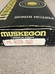 Muskegon PS-4028/666 Piston Ring Set .060 Cyl Chevy/pontiac New Old Stock. Fixed Price $15.00.