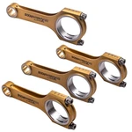 4340 Forged Steel H-beam Connecting RODS+ARP2000 Bolts Mitsubishi 4B11T. Fixed Price $426.60.