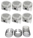 Sealed Power Pistons SET/6+MOLY Rings For Chevy Pontiac Gmc 250 1965-1984 .040. Fixed Price $198.00.