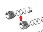 Porsche A/b Piston Ring Set (3) 356B. Fixed Price $87.45.
