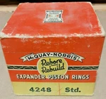 1939-45 Ford V8 95 100 Hp Piston Set Mcquay Norris #: 4248 Std (3 Ring). Fixed Price $45.00.