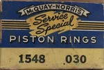 Nors Mcquay Norris 1939-47 Ford Mercury +.030 Piston Rings. Fixed Price $24.00.