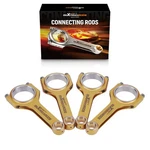 Titanized EN24 Connecting Rods For Honda Civic Crx D16 Zc Sohc Vtec 5.394". Fixed Price $415.19.