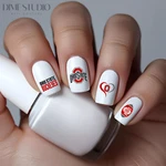 Ohio State Buckeyes Football Nail Decals Water Transfer. Fixed Price $5.99.