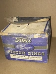 New Old Stock Ford Steel Section Piston Rings 1GAS-6149-A Six Cylinder Engine. Fixed Price $17.75.