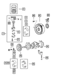 Genuine Mopar Connecting Rod Bearing Package 4796548AC. Fixed Price $17.08.