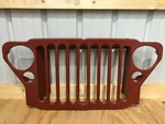Grille Fits Willys Jeep Mb Ford Gpw Reproduction Md Juan 9 Slat MGA002. Fixed Price $275.00.