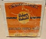 1924-27 International Truck Cylinder Piston Ring Set Mcquay Norris #: 4831 Std. Fixed Price $100.00.