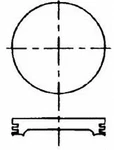 Engine Piston Sealed Power W424P. Fixed Price $76.94.