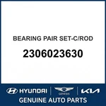 Kia Engine Bearing Pair Set-c/rod Oem New 2306023630. Fixed Price $85.30.