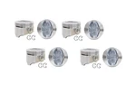 Oversize Dish Piston Set Of 1968-1976 Ford 390 6.4L Fe 030 040 060. Fixed Price $176.50.