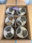 New 4564 Zollner Pistons With Pins Complete Set. Plus .030 Nos Gmc V6. Fixed Price $119.00.