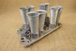 Enderle Sb Chevrolet Fuel Injection Intake Manifold W/ Cast Aluminum Stacks 331. Fixed Price $2699.99.