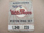 Piston Rings Aerocoach Garwood Mercury Superior Truckstell Warford .020. Fixed Price $52.46.