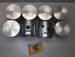 Mcquay-norris P-256AX030 Aluminum Pistons Set Of 8 Flat Top .030 Size Nos. Fixed Price $95.00.