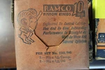 Nos Ramco Piston Ring Set 1161 Std. (63*). Fixed Price $34.95.
