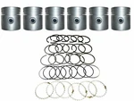 New Pistons With Pins & Ring Set Standard Size 1954-1964 Willys Jeep 226 Ci. Fixed Price $339.99.
